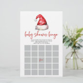 Papeterie Santa Hat Christmas Bingo Baby shower Jeu (Debout devant)