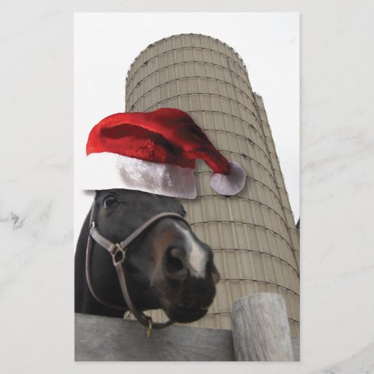 Papeterie Santa Hat Horsey (Devant)