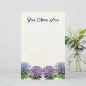 Papeterie Sapphire Blues Hydrangeas (Debout devant)