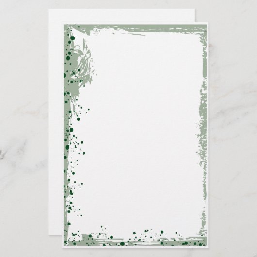 Papeterie saut vert (Devant / Derrière)