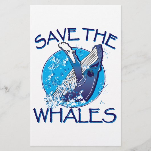 Papeterie Sauvez les baleines (Devant)