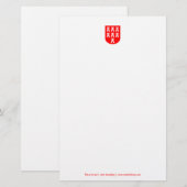 Papeterie Saxons transylvaniens (Devant / Derrière)