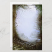 Papeterie Scène forestière enchantée (Devant / Derrière)