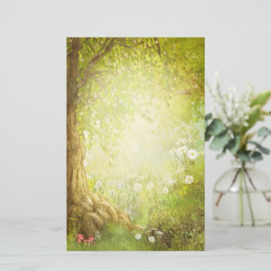 Papeterie Scène forestière enchantée (Debout devant)