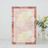 Papeterie Schéma floral 2 (Debout devant)