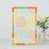 Papeterie Schéma floral 3 (Debout devant)