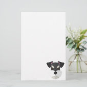 Papeterie Schnauzer mignon de bande dessinée ! (Debout devant)
