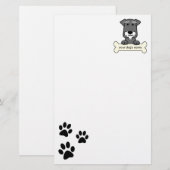 Papeterie Schnauzer miniature personnalisé (Devant / Derrière)