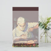 Papeterie Science-fiction Vintage, chercheur en laboratoire (Debout devant)