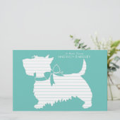 Papeterie Scottish Terrier Scotty Chien écossais Chien Chien (Debout devant)