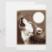 Papeterie Sepia Wolf & Moon (Devant / Derrière)