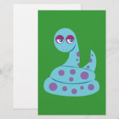 Papeterie Serpent tacheté (Devant / Derrière)