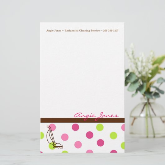 Papeterie Service de nettoyage fixe (Debout devant)