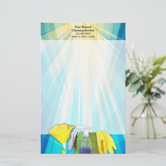 Papeterie Service de nettoyage personnalisé des rayons dynam (Debout devant)