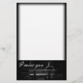 Papeterie Seul sur un banc de parc (Devant)