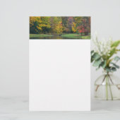 Papeterie Seven Springs Fall Bridge II Autumn Paysage (Debout devant)