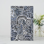 Papeterie Shaman Peyote Ritual Mola (Debout devant)