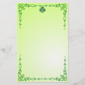 Papeterie shamrock celtique stationnaire (Devant)