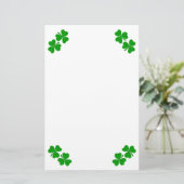 Papeterie Shamrock irlandaise (Debout devant)