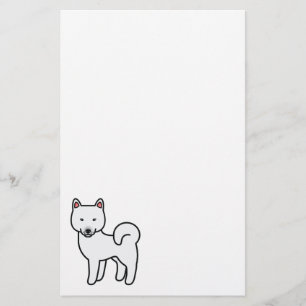 Papeterie Shiba Inu Blanc