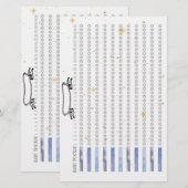 Papeterie Shine Like Stars Monthly Habit Tracker (Devant / Derrière)