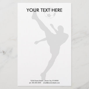 Papeterie silhouette de football