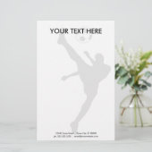 Papeterie silhouette de football (Debout devant)