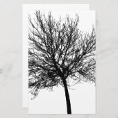 Papeterie Silhouette de l'arbre (Devant / Derrière)