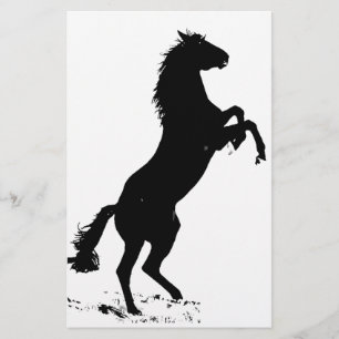 Papeterie Silhouette du cheval d'élevage