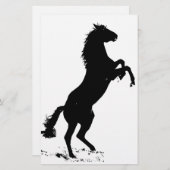 Papeterie Silhouette du cheval d'élevage (Devant / Derrière)