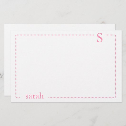 Papeterie Simple (Devant / Derrière)