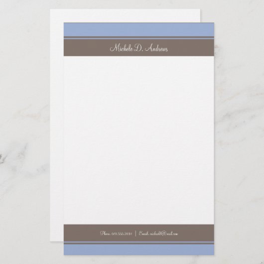 Papeterie Simple (Devant / Derrière)