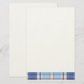 Papeterie Simple Style Chake Rustique Bleu (Devant / Derrière)