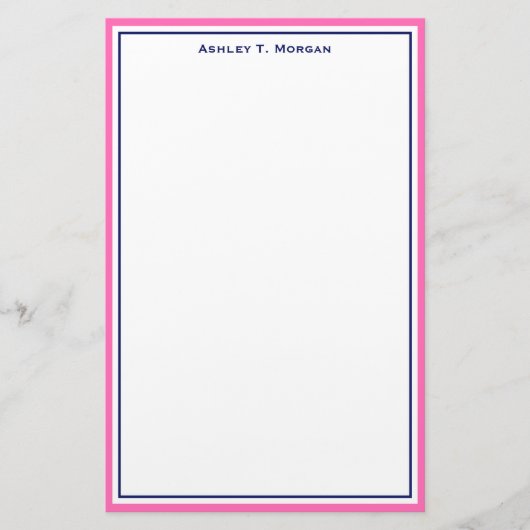 Papeterie Simplicité do-it-yourself cadre & BG, Bleu rose ch (Devant)