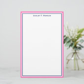 Papeterie Simplicité do-it-yourself cadre & BG, Bleu rose ch (Debout devant)