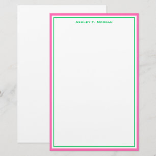 Papeterie Simplicité do-it-yourself cadre & BG, rose chaud E