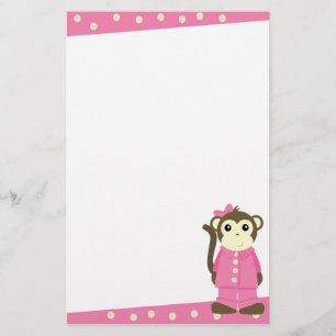 Papeterie Singe dans des pyjamas