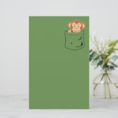 Papeterie Singe dans la poche (Debout devant)
