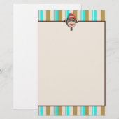 Papeterie Singe fou lunatique de chaussette de casquette (Devant / Derrière)