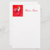 Papeterie sirène à queue rousse (Devant / Derrière)