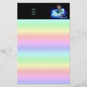 Papeterie Sirène avec dauphin (Dos)