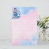 Papeterie Sirène avec fleurs art par Renee Lavoie (Debout devant)