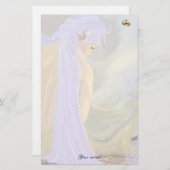 Papeterie Sirène pourpre haïe ! (Devant / Derrière)