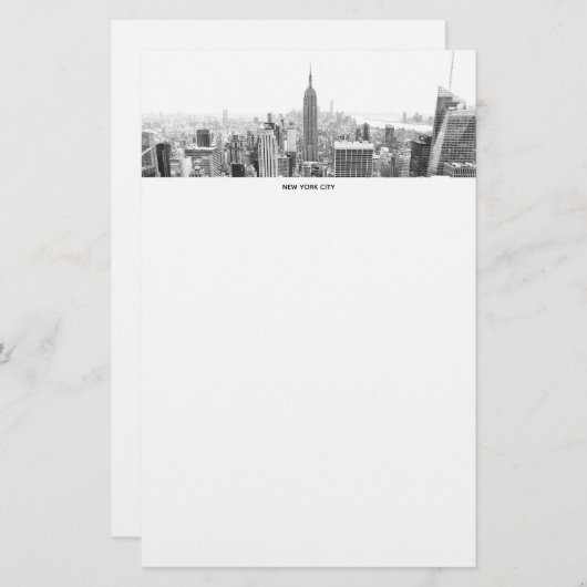 Papeterie Skyline de New York (Devant / Derrière)