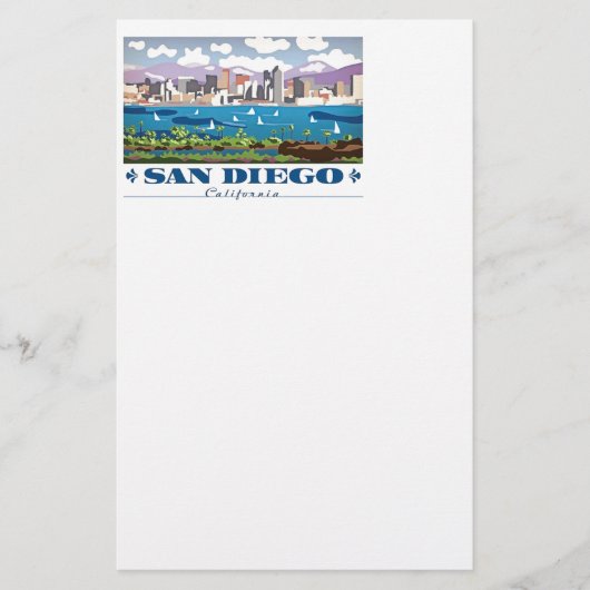 Papeterie Skyline San Diego (Devant)