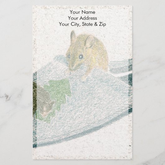 Papeterie Slipper de souris (Devant)