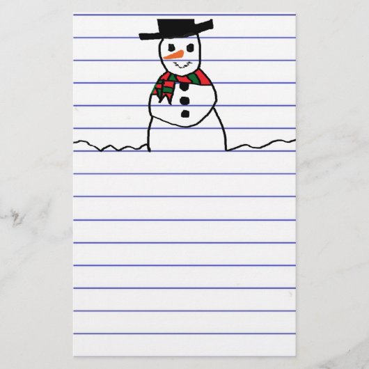 Papeterie Snowman (Devant)