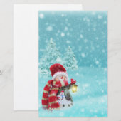Papeterie Snowman (Devant / Derrière)