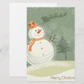 Papeterie Snowman (Devant / Derrière)