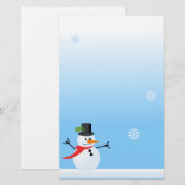 Papeterie Snowman (Devant / Derrière)